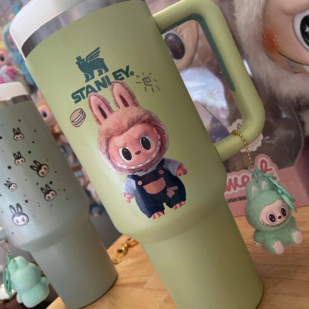 LABUBU Lime Green Travel Cup 40oz